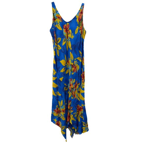 90s Jams World Beach Handkerchief Hem Midi Dress - Picture 6 of 8